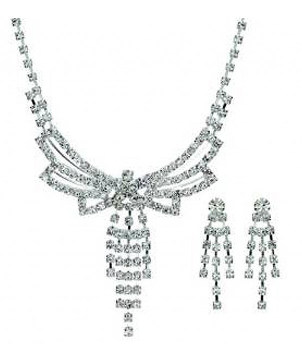 Fantastic Firefly Rhinestone Necklace Earring