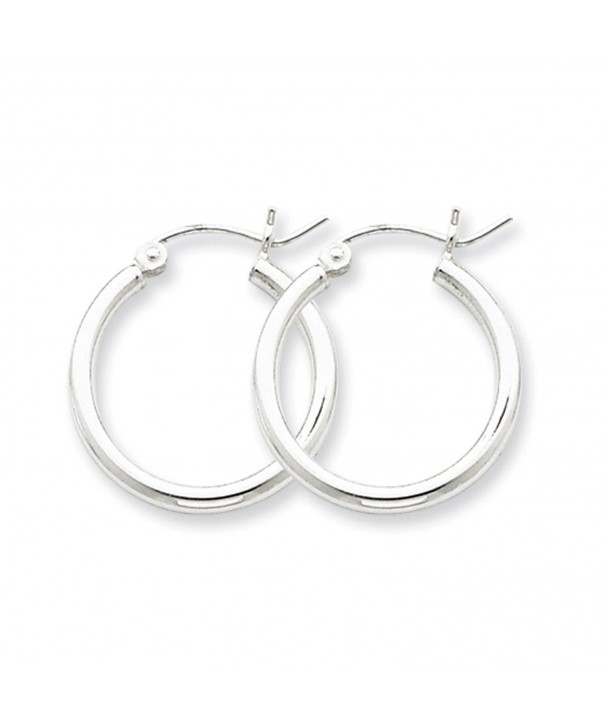 Sterling Silver Classic Hoop Earrings