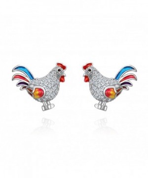 EVER FAITH Sterling Multicolor Earrings