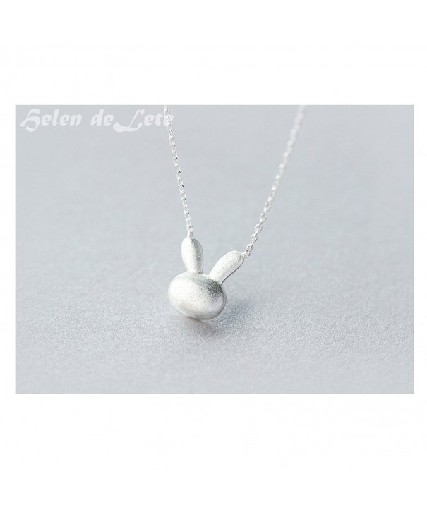 Helen Lete Frosted Sterling Necklace