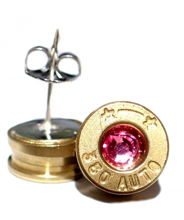 caliber Bullet Earrings Stainless crystal