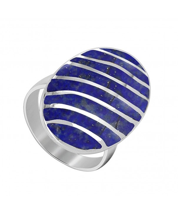 Gem Avenue Sterling Gemstone Stripes