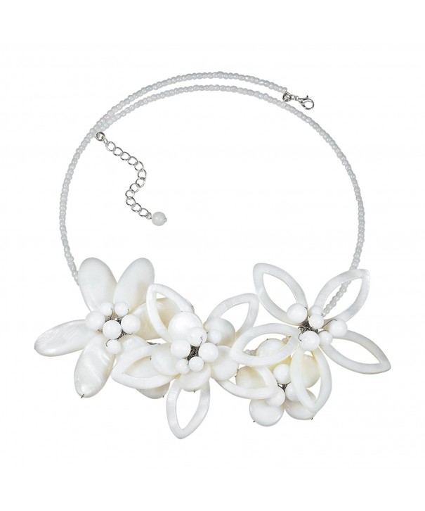 Modern Petals Feminine Flowers Necklace