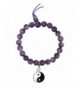 Tibetan Meditation Simulated Amethyst Bracelet