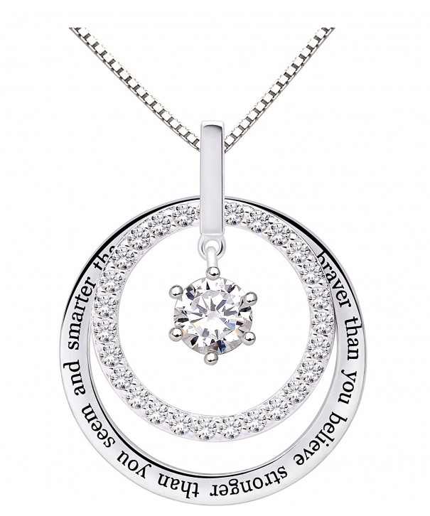 ALOV Sterling stronger Zirconia Necklace