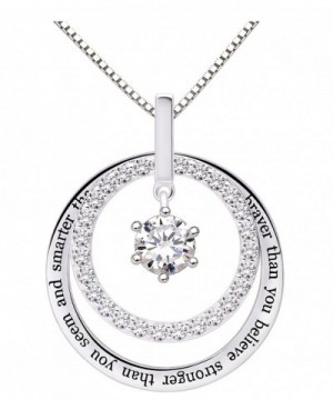 ALOV Sterling stronger Zirconia Necklace