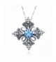 Merthus Antique Created Pendant Necklace