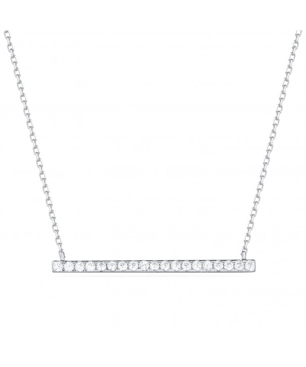 Carleen Sterling Zirconia Pendant Necklace