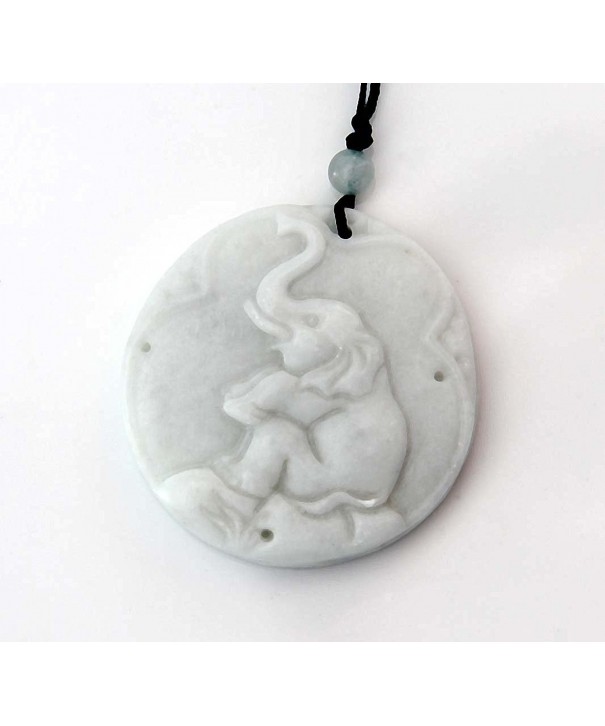 Light Natural Elephant Amulet Pendant