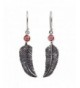 NOVICA Animal Sterling Earrings Feather