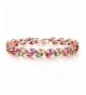 CARSINEL Plated Colored Bracelets plated 7 5inch