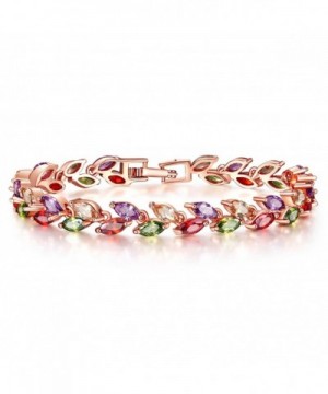 CARSINEL Plated Colored Bracelets plated 7 5inch