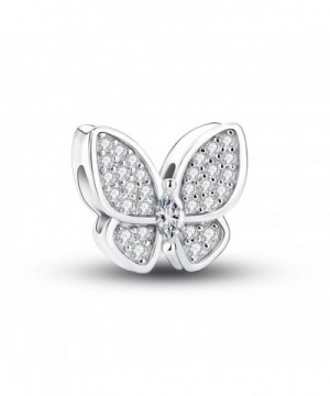 Glamulet Crystal Butterfly Sterling Bracelet