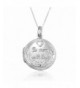 Sterling Silver Engraved Pendant Necklace