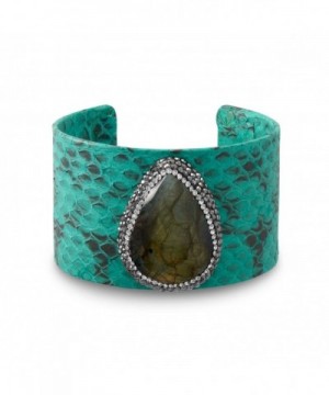 Labradorite Snakeskin Crystal Fashion Bracelet