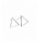 Wicary Geometric Sterling Earrings Triangle