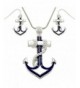 DianaL Boutique Nautical Necklace Enameled