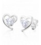 INBLUE Womens Sterling Silver Earrings