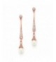 Mariell Slender Vintage Earrings Freshwater