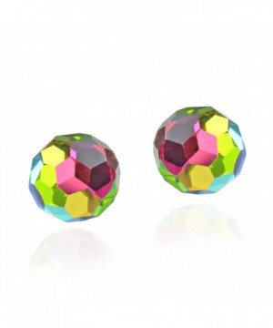 Rainbow Fashion Crystal Sterling Earrings