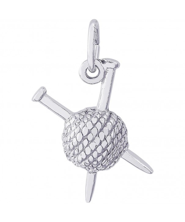Rembrandt Sterling Silver Knitting Charm
