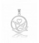 Solid Sterling Silver Heart Pendant