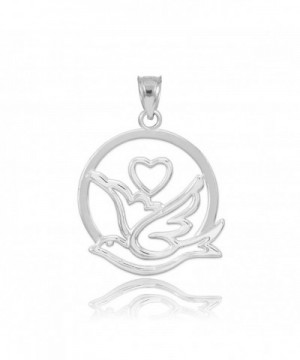 Solid Sterling Silver Heart Pendant