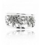 Oxidized Sterling Swarovski Marcasite Elephants