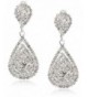 ACCESSORIESFOREVER Wedding Jewelry Beautiful Crystal