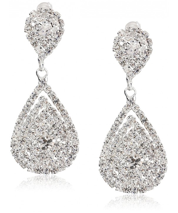 ACCESSORIESFOREVER Wedding Jewelry Beautiful Crystal