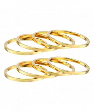 Womens Plain Knuckle Stacking Rings