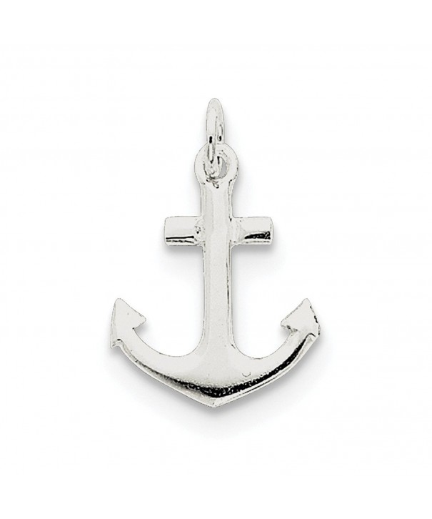 Sterling Silver Anchor Charm 0 7in