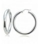 Hoops Loops Sterling Polished Earrings