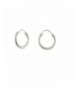 Sterling Silver Round Endless Earrings