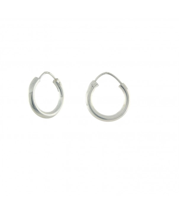 Sterling Silver Round Endless Earrings
