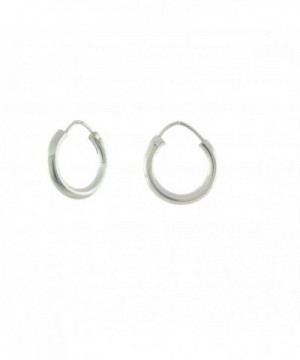 Sterling Silver Round Endless Earrings