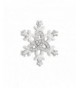 Brooch Snowflake Crystal Rhodium Ireland