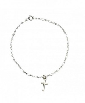 Sterling Silver Cross Charm Anklet