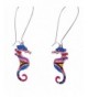 Womens Colorful Earrings Shagwear Seahorse