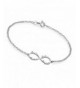 Ouslier Personalized Sterling Infinity Bracelet