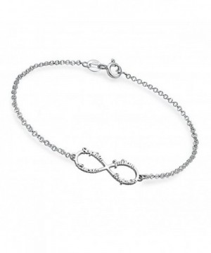 Ouslier Personalized Sterling Infinity Bracelet