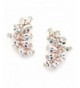 Mariell Blush Earrings Marquis Cut Clusters