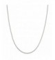 Sterling Silver Beveled Cable Necklace