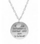 Genluna Forever Engraved Two Piece Necklace