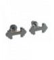 Dumbbell Stud Earrings Thimbleful Threads