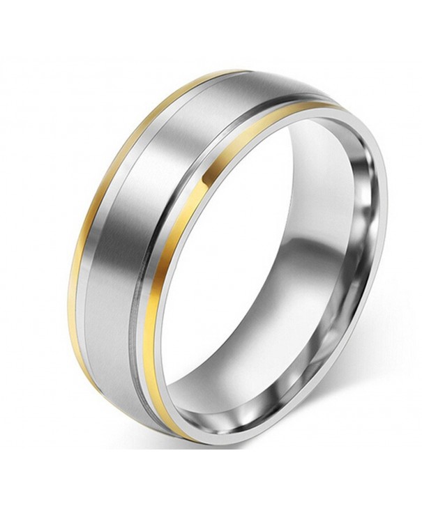 Titanium Polished Comfort Wedding Rings