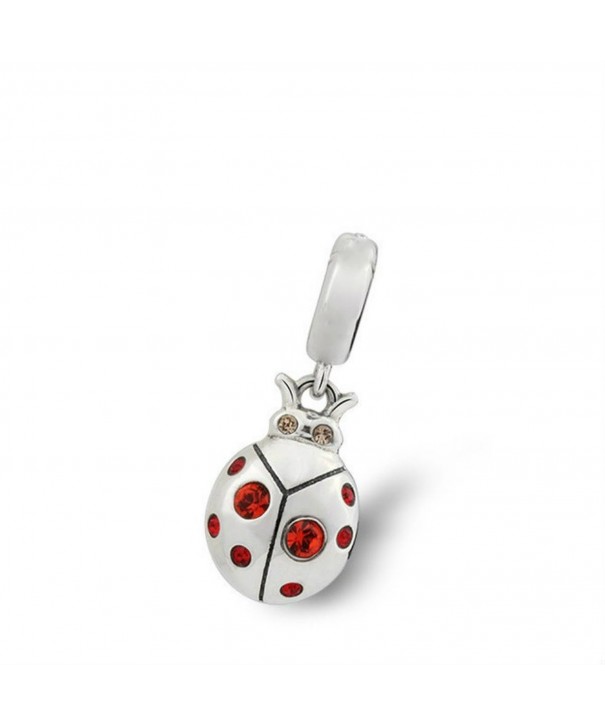 Ladybug Swarovski Crystal Sterling Pandora