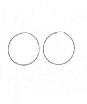 Sterling Silver Round Endless Earrings