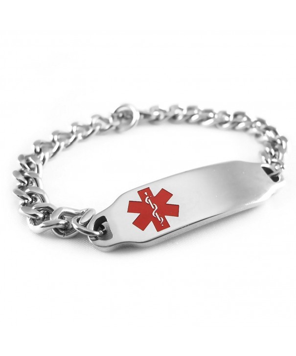 MyIDDr Pre Engraved Customizable Diabetes Bracelet