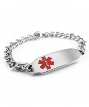 MyIDDr Pre Engraved Customizable Diabetes Bracelet